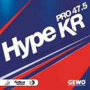 GEWO Belag Hype KR Pro 47.5  schwarz  2,1 mm