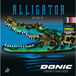 Donic Belag Alligator DEF  schwarz  OX