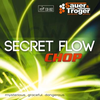Sauer & Tröger Belag Secret Flow chop  rot  1,8 mm