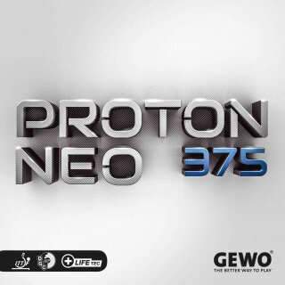 Gewo Belag Proton Neo 375  rot  1,8 mm