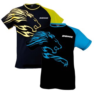 Donic T-Shirt Lion  schwarz/gelb  M