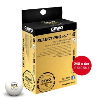 Gewo Select Pro 40+ *** 240x 6er Schachtel