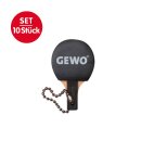 GEWO Set 10x Schlüsselanhänger