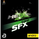 andro Belag Hexer Grip SFX  rot  2,1 mm